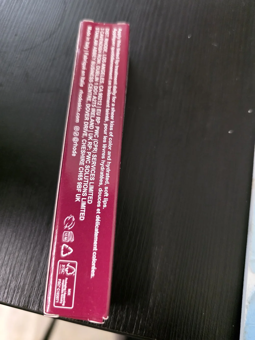 rhode Peptide Lip Tint — Vibrant Pink